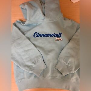 Uniqlo Kids Hoodie - Light Blue with Cinnamoroll Design